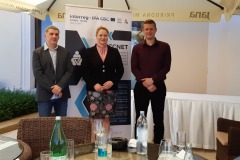 Predsjednik Opstine Bač Steva Pavić, gradonačelnica Grada Iloka Marina Budimir i Mladen Markešić ravnatelj RA TINTL